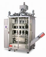Автомат с объемным дозатором для формирования больших «стик-пакетов» для гранулированных и сыпучих продуктов — телескопические чашки